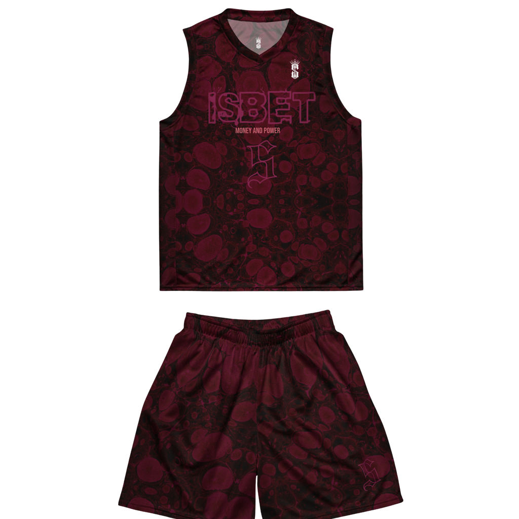 conjunto -  rojo oscuro
